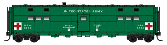 [PREORDER] WalthersProto 920-17903 ACF-Built Troop Kitchen Car (Lighted), US Army Medical Kitchen #8760
