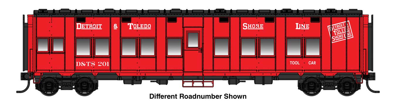 [PREORDER] WalthersProto 920-27806 Pullman-Standard Troop Sleeper Car, Detroit & Toledo Shore Line #155