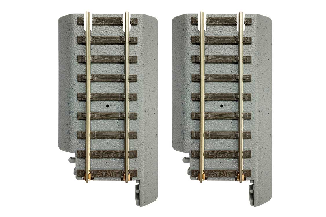 Walthers Trainline 931-1370 HO Power-Loc Track Adapter Section, 2pk