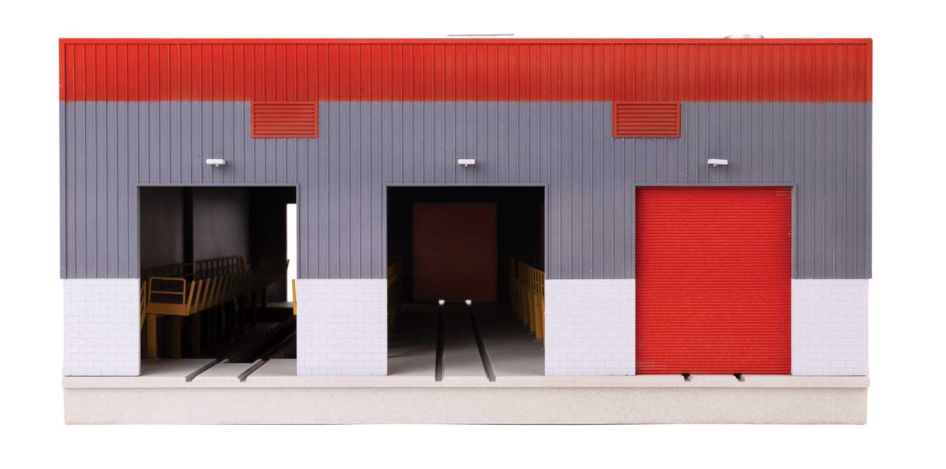 Walthers Cornerstone 933-3908 HO Modern Diesel Shop Kit