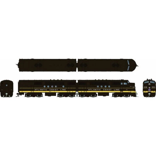 [PREORDER] Rapido 1004005 HO EMD FT A+B Set, ACL #316A + 316B (DC Silent)
