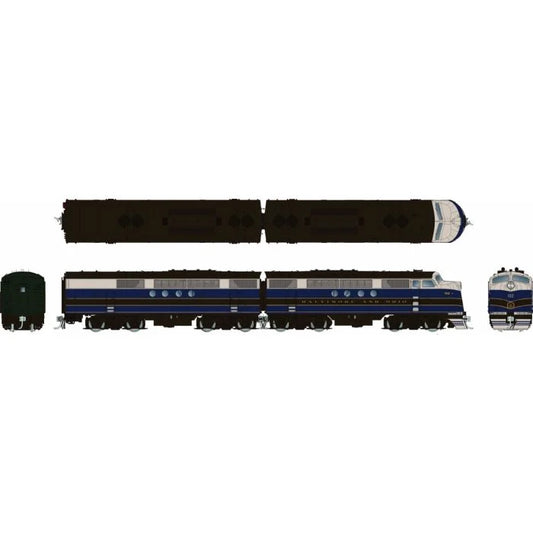 [PREORDER] Rapido 1004008 HO EMD FT A+B Set, B&O #102 + 101AX (DC Silent)