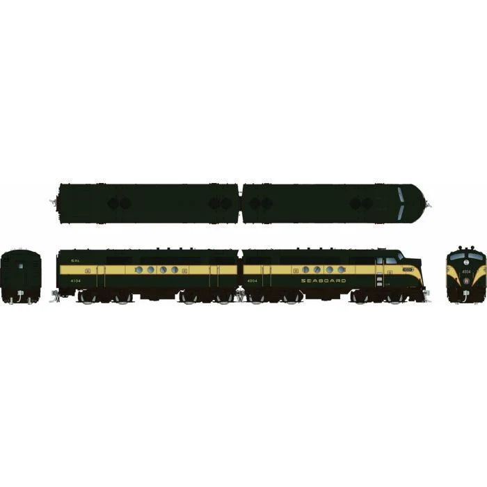 [PREORDER] Rapido 1004028 HO EMD FT A+B Set, Seaboard Air Line #4005 + 4105 (DC Silent)