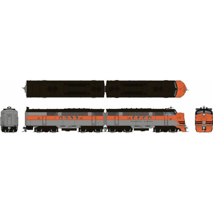 [PREORDER] Rapido 1004033 HO EMD FT A+B Set, Western Pacific #905A + 905B (DC Silent)