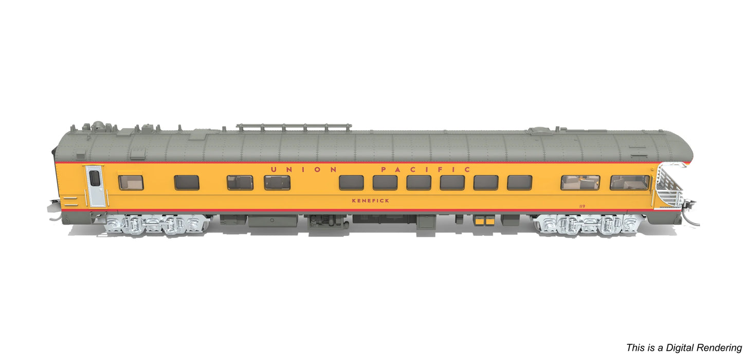 [PREORDER] Broadway Limited 10490 N Union Pacific Business Car #119 "Kenefick", UP Shield