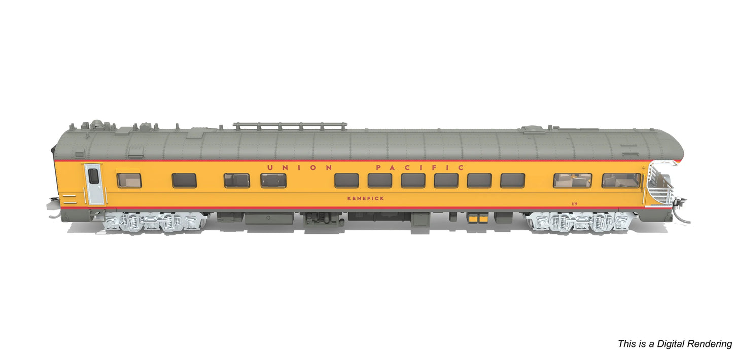 [PREORDER] Broadway Limited 10491 N Union Pacific Business Car #119 "Kenefick", Big Boy Tour Drumhead