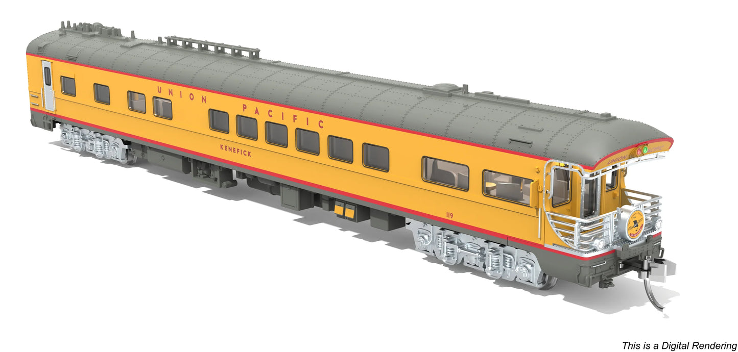 [PREORDER] Broadway Limited 10494 N Union Pacific Business Car #119 "Kenefick", Missouri Bicentennial Drumhead