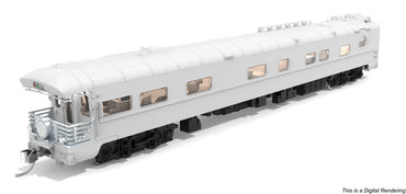[PREORDER] Broadway Limited 10495 N Union Pacific Business Car, Painted Primery Gray w/ Black Trucks