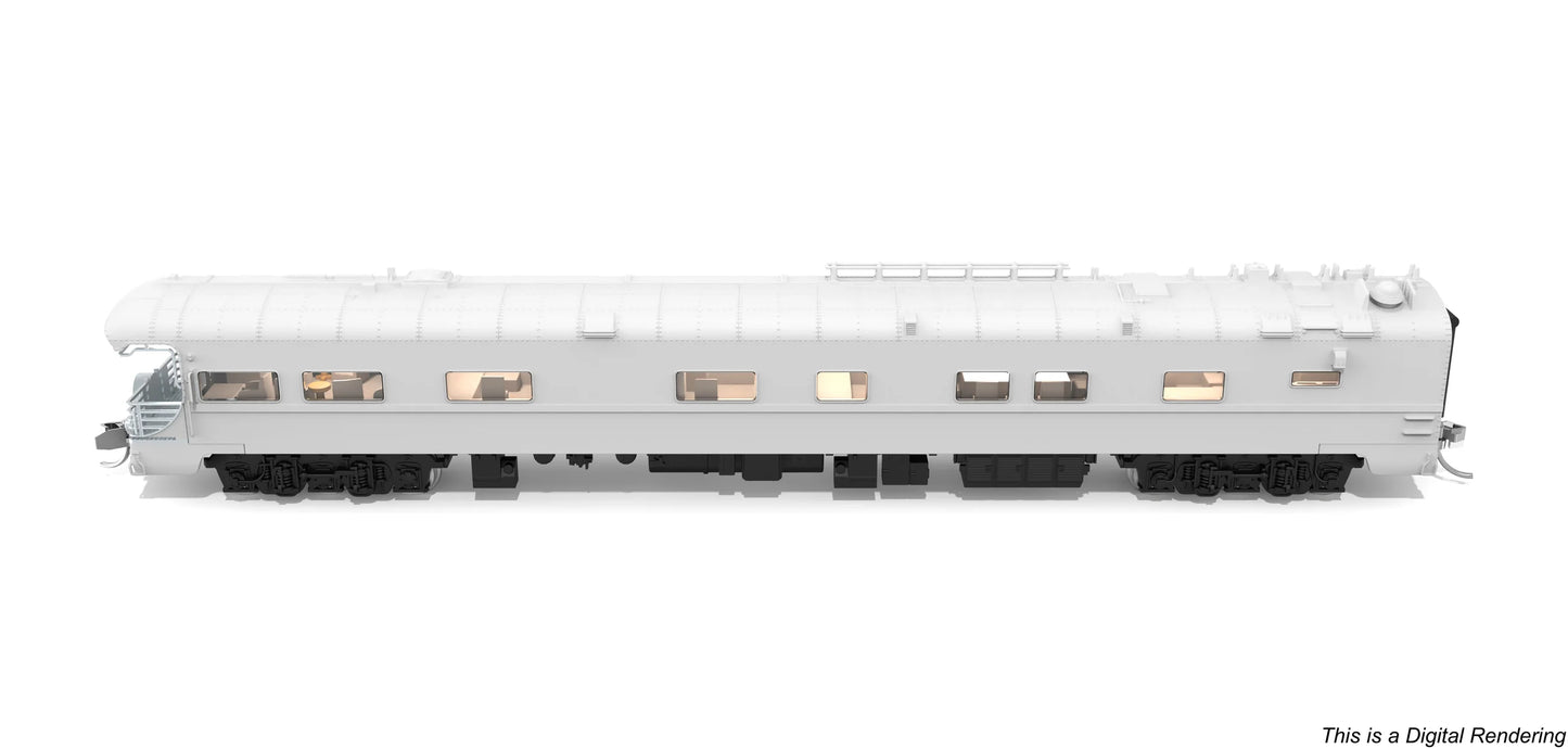 [PREORDER] Broadway Limited 10495 N Union Pacific Business Car, Painted Primery Gray w/ Black Trucks