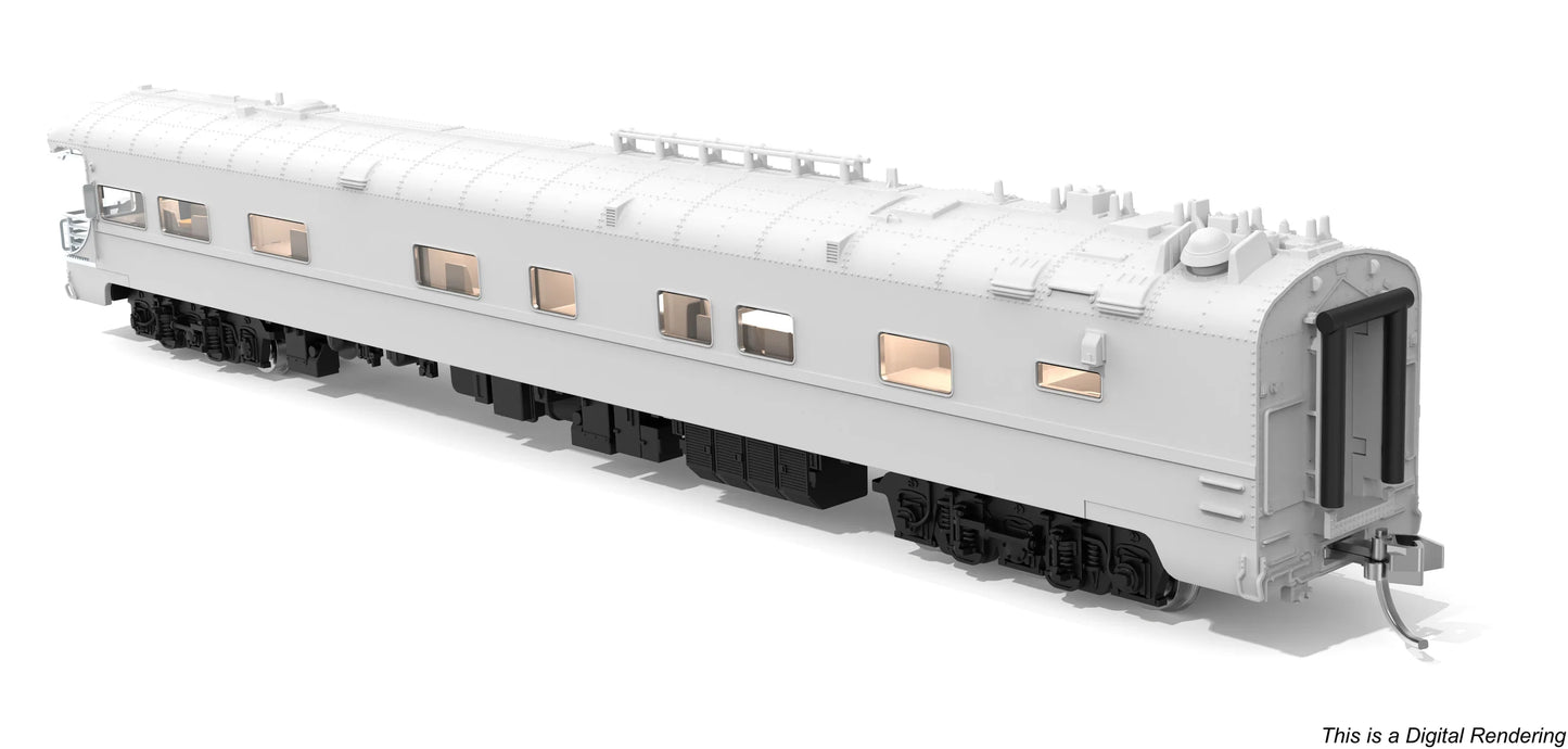 [PREORDER] Broadway Limited 10495 N Union Pacific Business Car, Painted Primery Gray w/ Black Trucks