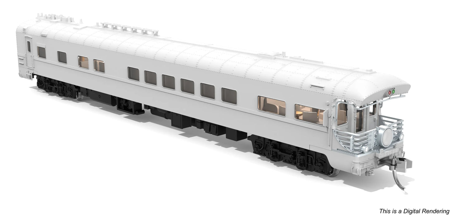 [PREORDER] Broadway Limited 10495 N Union Pacific Business Car, Painted Primery Gray w/ Black Trucks