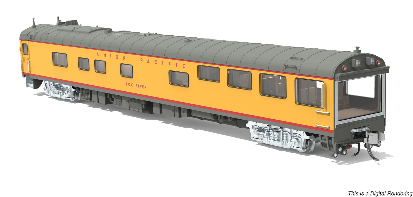 [PREORDER] Broadway Limited 10500 N Union Pacific Track Inspection Car "Fox River", 1995-2006 Appearance