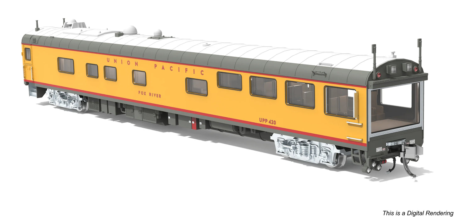 [PREORDER] Broadway Limited 10501 N Union Pacific Track Inspection Car "Fox River", 2006-Present Appearance