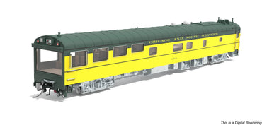 [PREORDER] Broadway Limited 10502 N Chicago & North Western Track Inspection Car "Fox River"