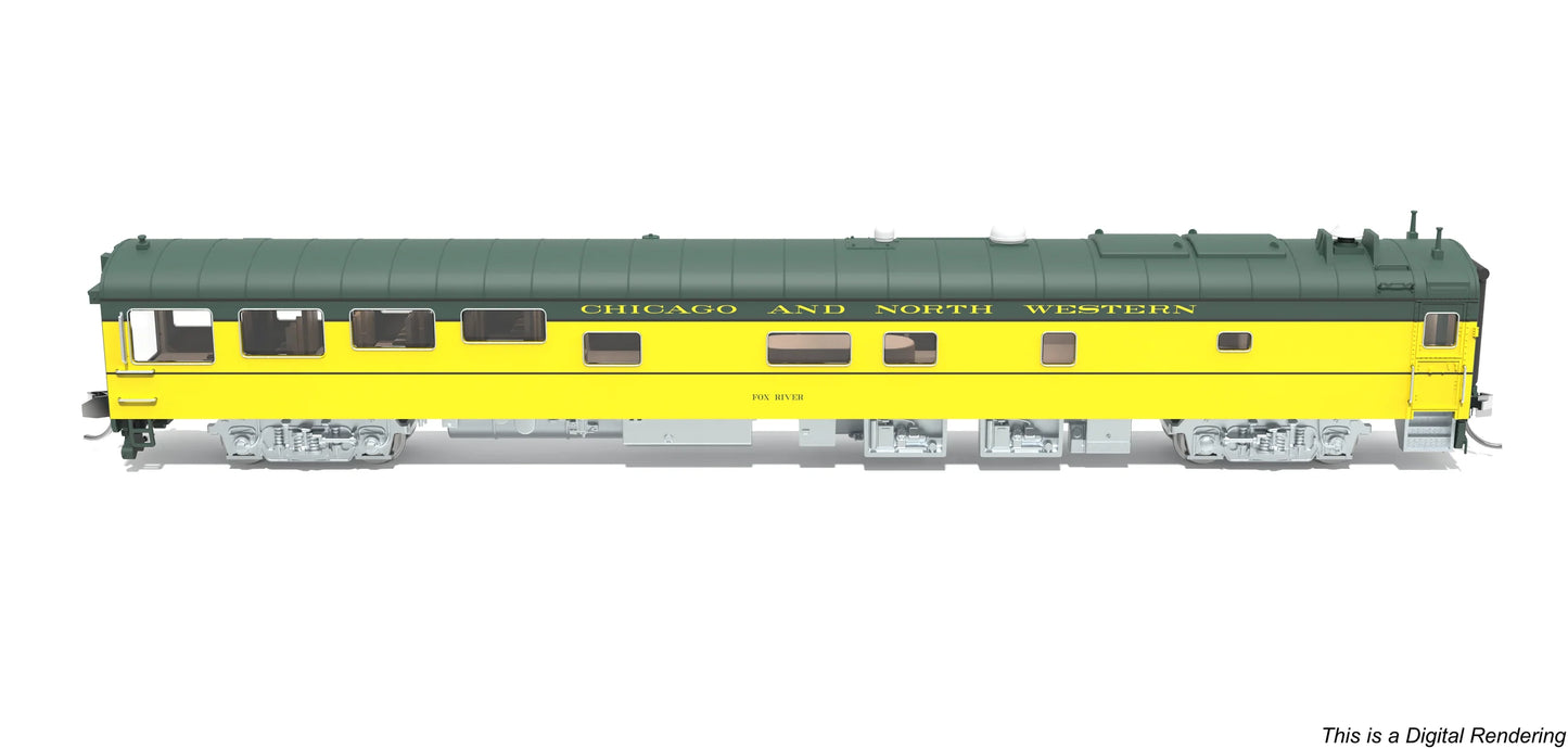 [PREORDER] Broadway Limited 10502 N Chicago & North Western Track Inspection Car "Fox River"