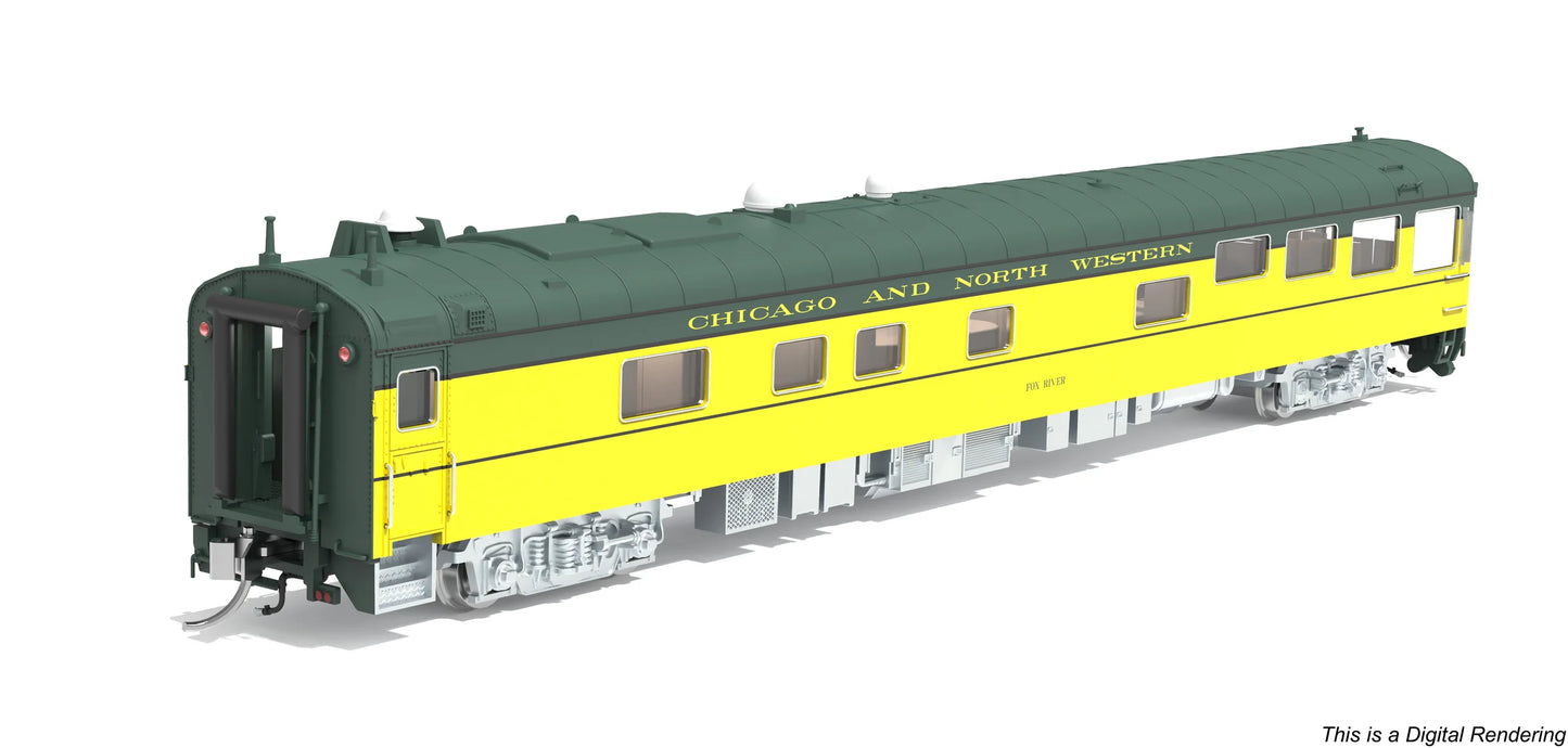 [PREORDER] Broadway Limited 10502 N Chicago & North Western Track Inspection Car "Fox River"