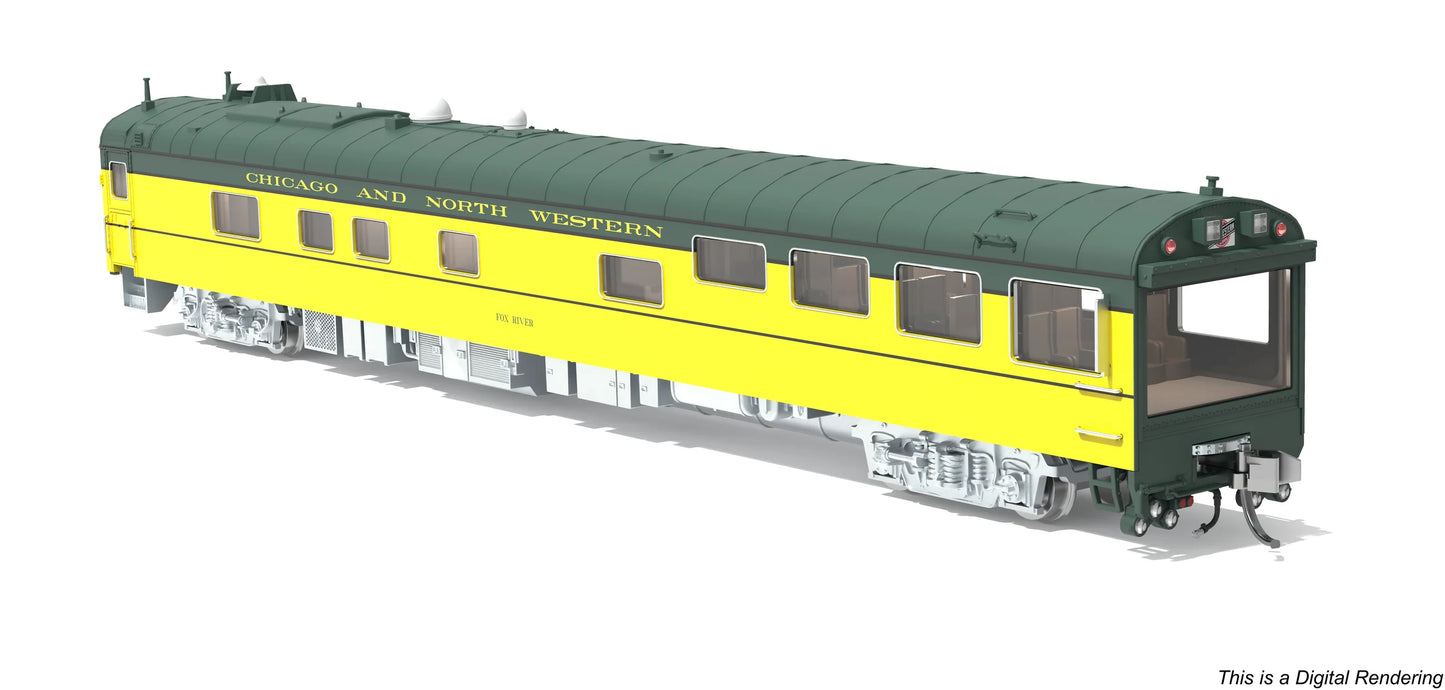 [PREORDER] Broadway Limited 10502 N Chicago & North Western Track Inspection Car "Fox River"