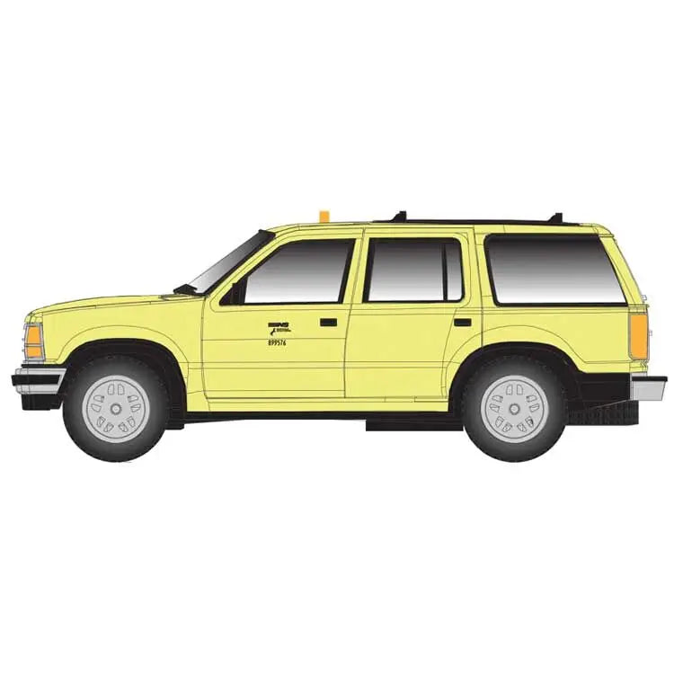 Atlas 60000170 N 1993 Ford Explorer, Norfolk Southern Yellow/Black 2-Pack