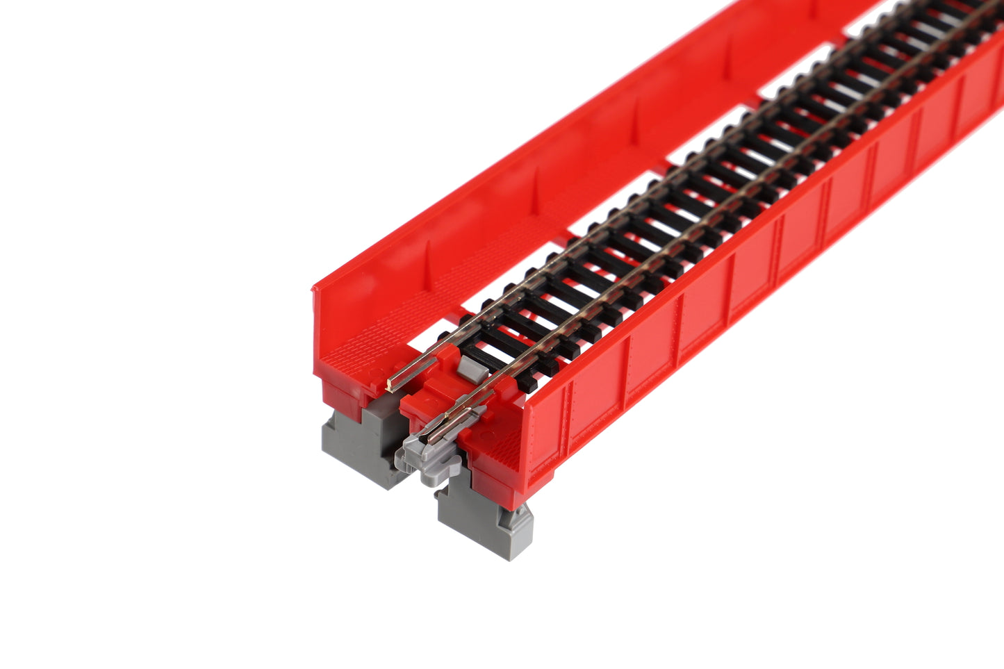 Kato 20-450 N Unitrack Single Plate Girder Bridge Red 186mm (7-5/16")