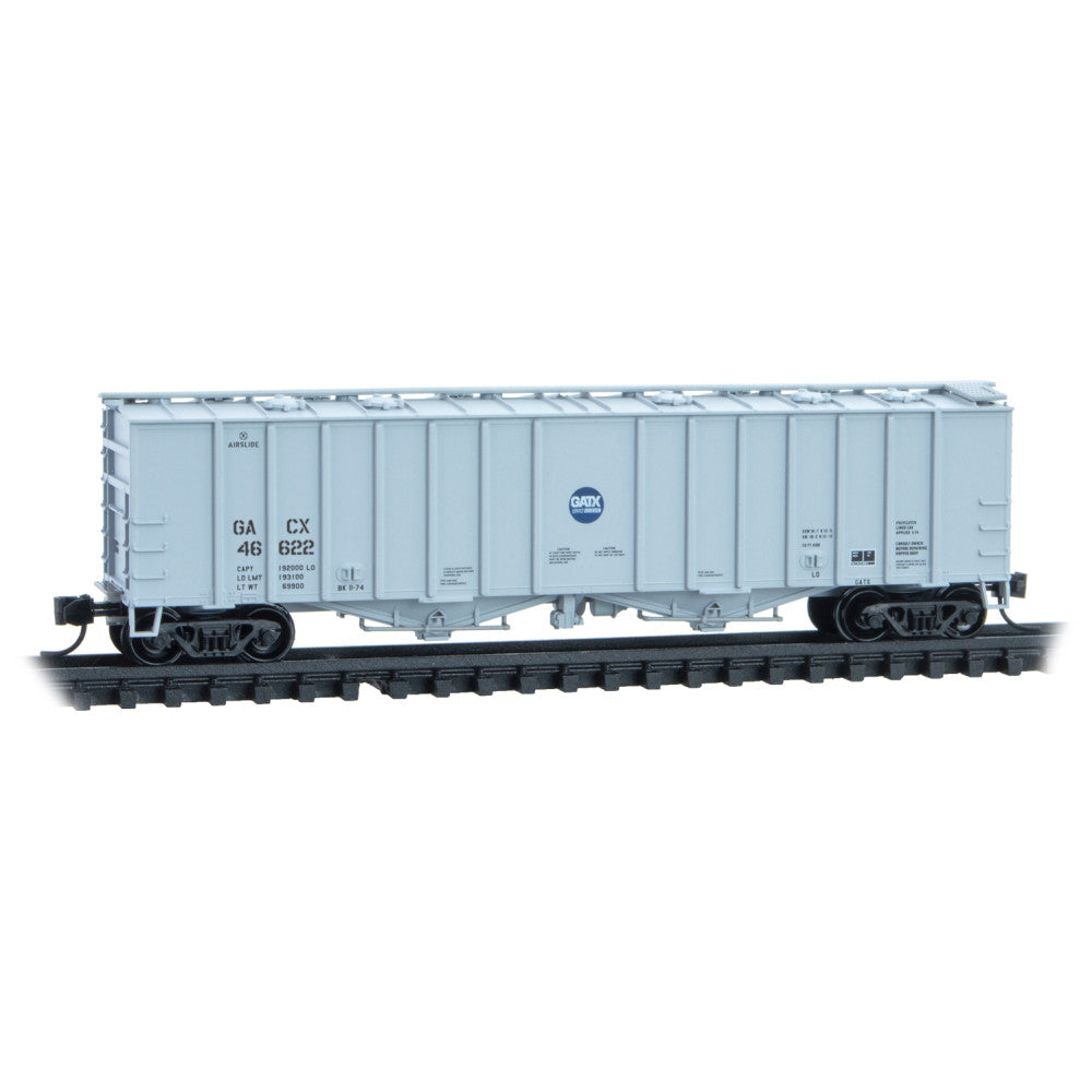 Micro-Trains 09800202 N 50' Airslide Covered Hopper Car, GATX #46622