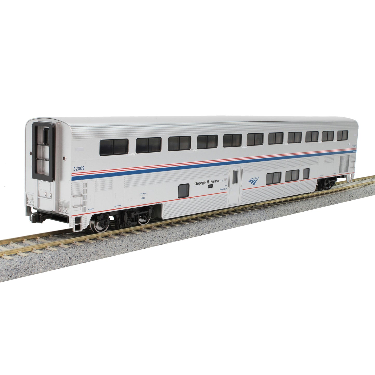 Kato 35-6088 HO Amtrak Superliner I Sleeper, Phase VI #32009 "George M. Pullman"
