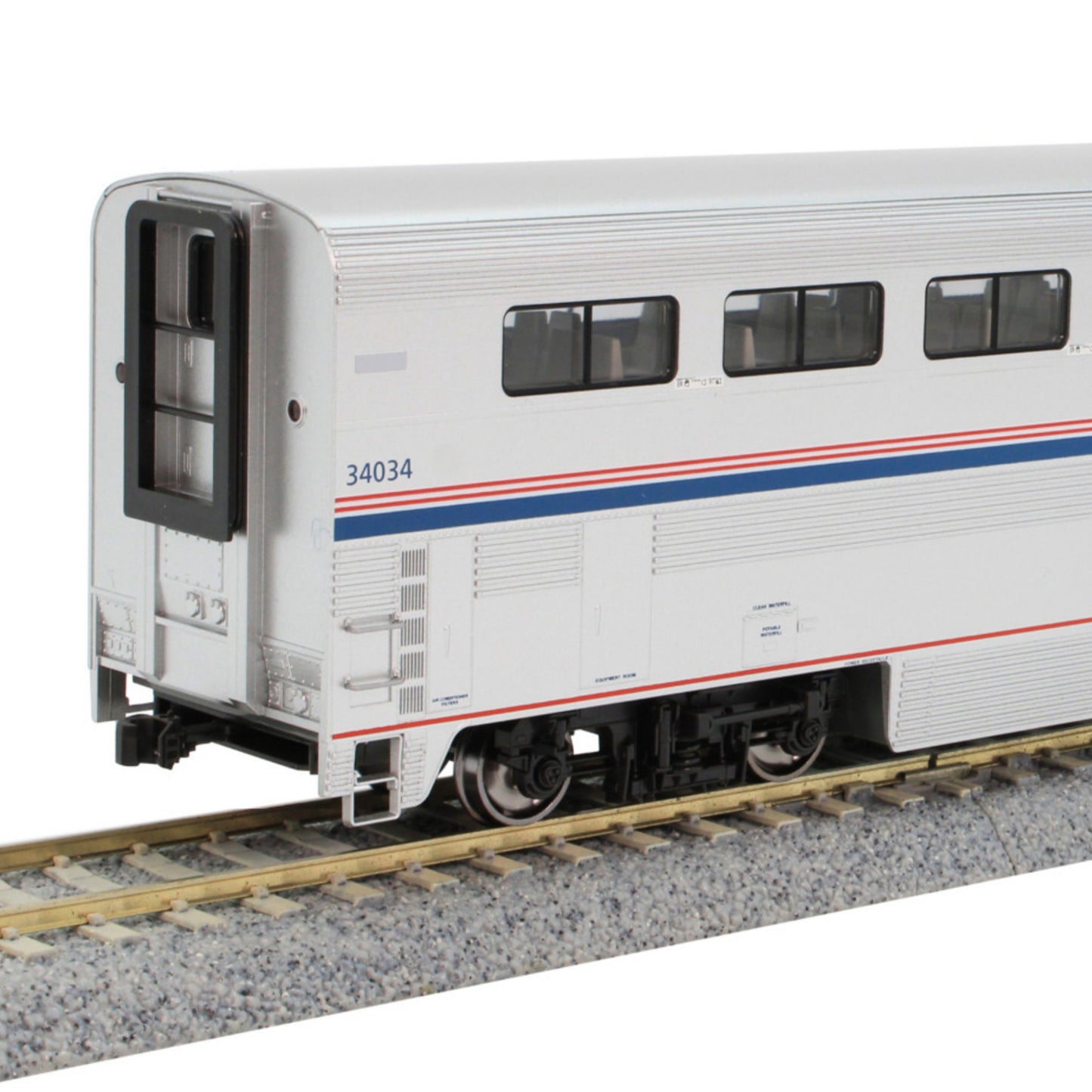 Kato 35-6058 HO Amtrak Superliner I Coach, Phase VI #34034