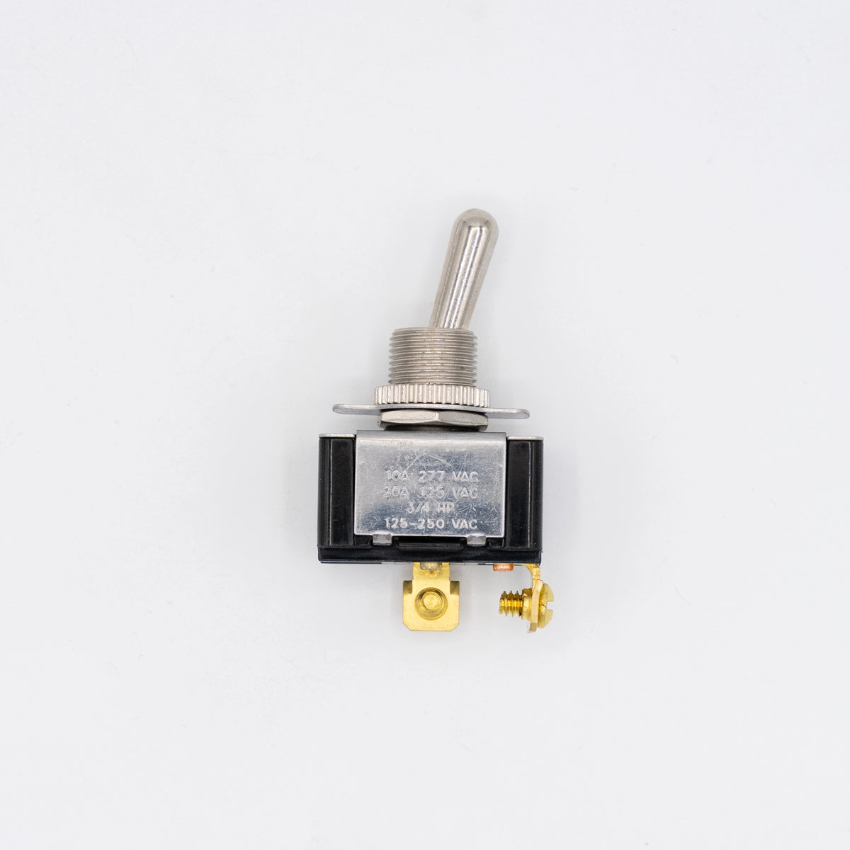 GC Electronics 35-080 Heavy Duty On-Off SPST Toggle Switch, 20A 125V Rated