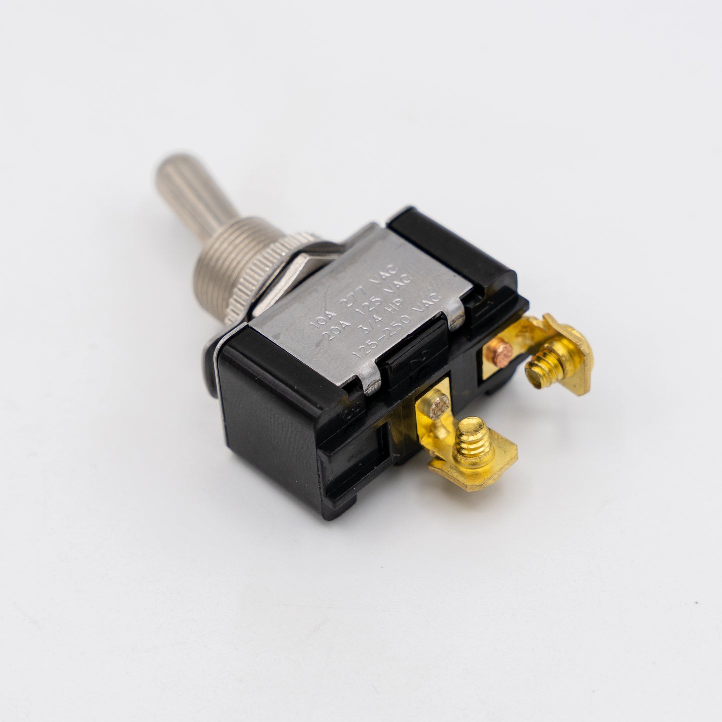 GC Electronics 35-080 Heavy Duty On-Off SPST Toggle Switch, 20A 125V Rated