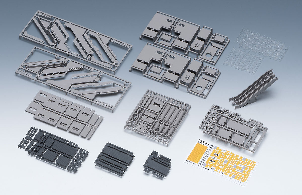 Tomix 4073 N Station Platform Multi-Overpass with Elevator Set, Structure Kit