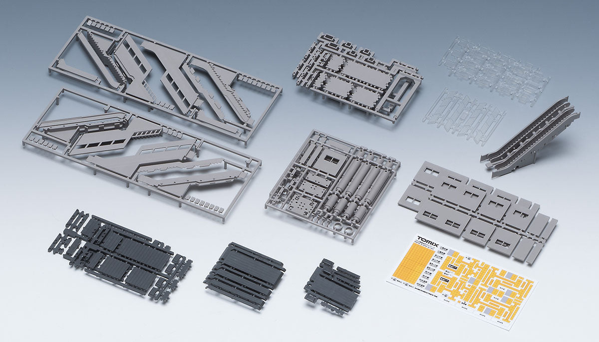 Tomix 4074 N Station Platform Multi-Overpass Set, Structure Kit