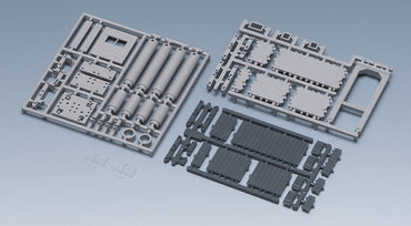 Tomix 4078 N Station Platform Multi-Overpass Aisle Width Expansion Set, Structure Kit