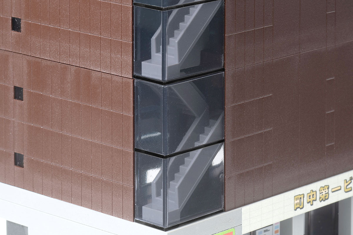 Tomix 4217 N Multi-Story Building (Curved Windows 5 Floors), Built-Up Modular Structure