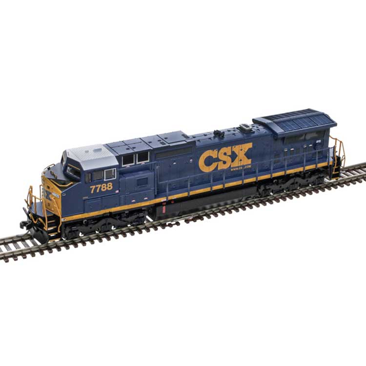 Atlas Master Silver 40005830 N GE Dash 8-40CW, CSX #7878 (DC Silent)