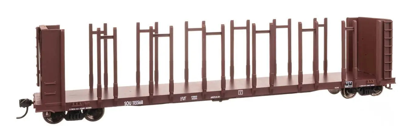 Walthers Mainline 910-50811 HO 63' Pulpwood Flat Car, Southern #115568