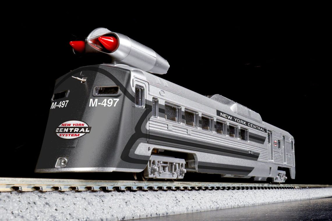 [PREORDER] Kato 166-1966S N Budd Jet-Powered RDC, New York Central #M-497 (DCC Sound Equipped)