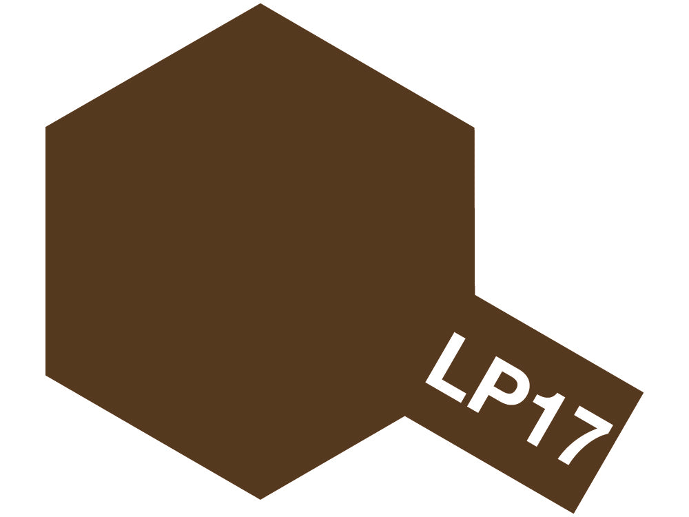 Tamiya 82117 LP-17 Linoleum Deck Brown Lacquer Paint - 10ml Bottle