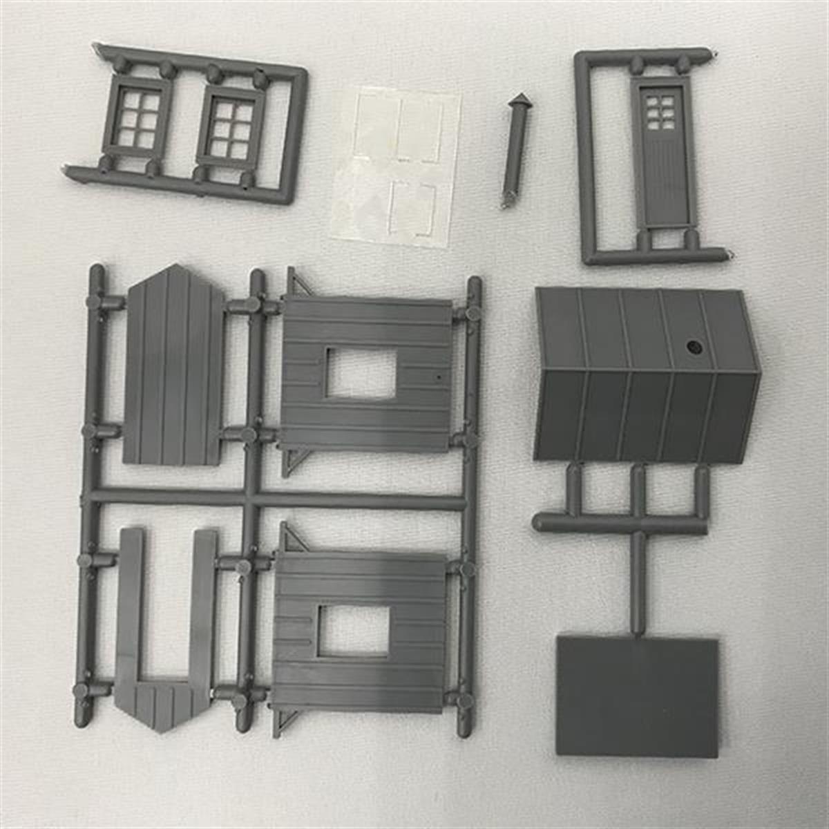 Tichy Train Group 8329 HO Watchman's Shanty, 6 Kits