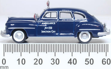 Oxford Diecast 87DS46005 HO 1946 DeSoto Suburban, Junction City Ambulance