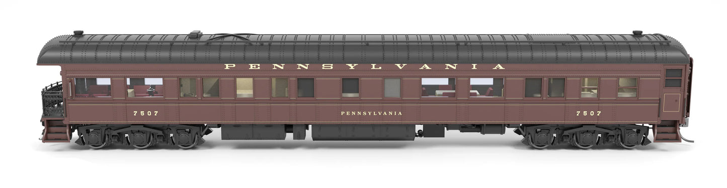 Broadway Limited Imports 8970 HO Z74D Business Car, PRR 7507 "Pennsylvania", Late 1940's