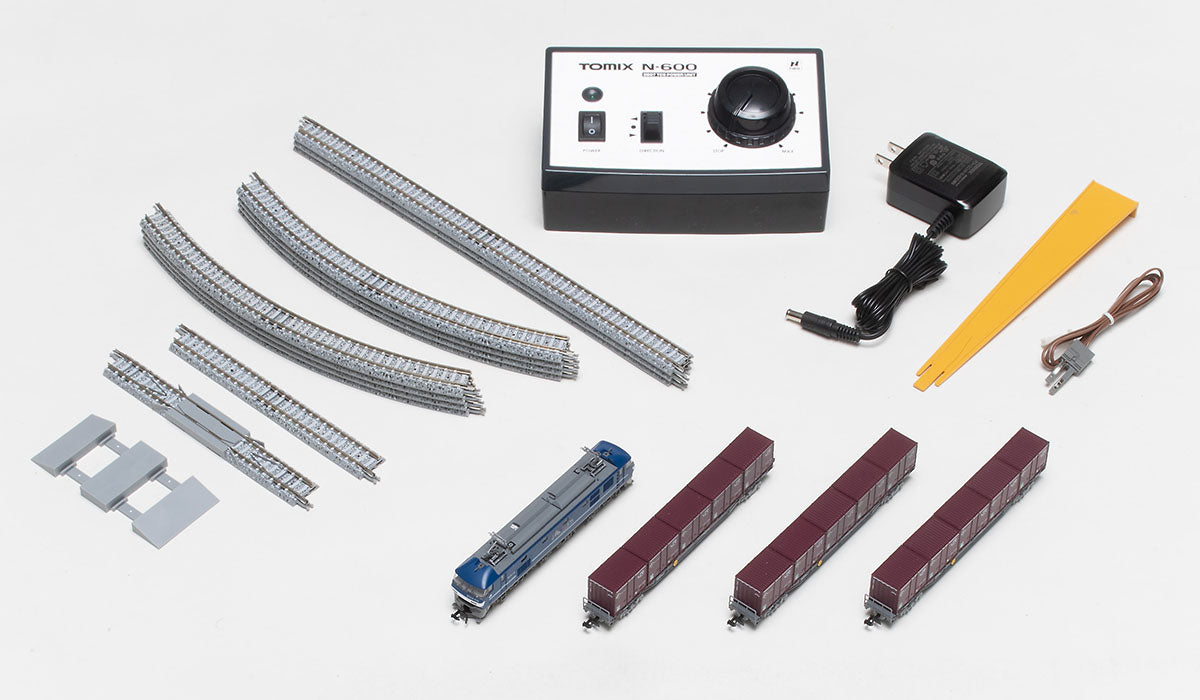 Tomix 90181 N Starter Set, SD EF210 Container Train w/ Fine Track, Power Pack (Standard DC)