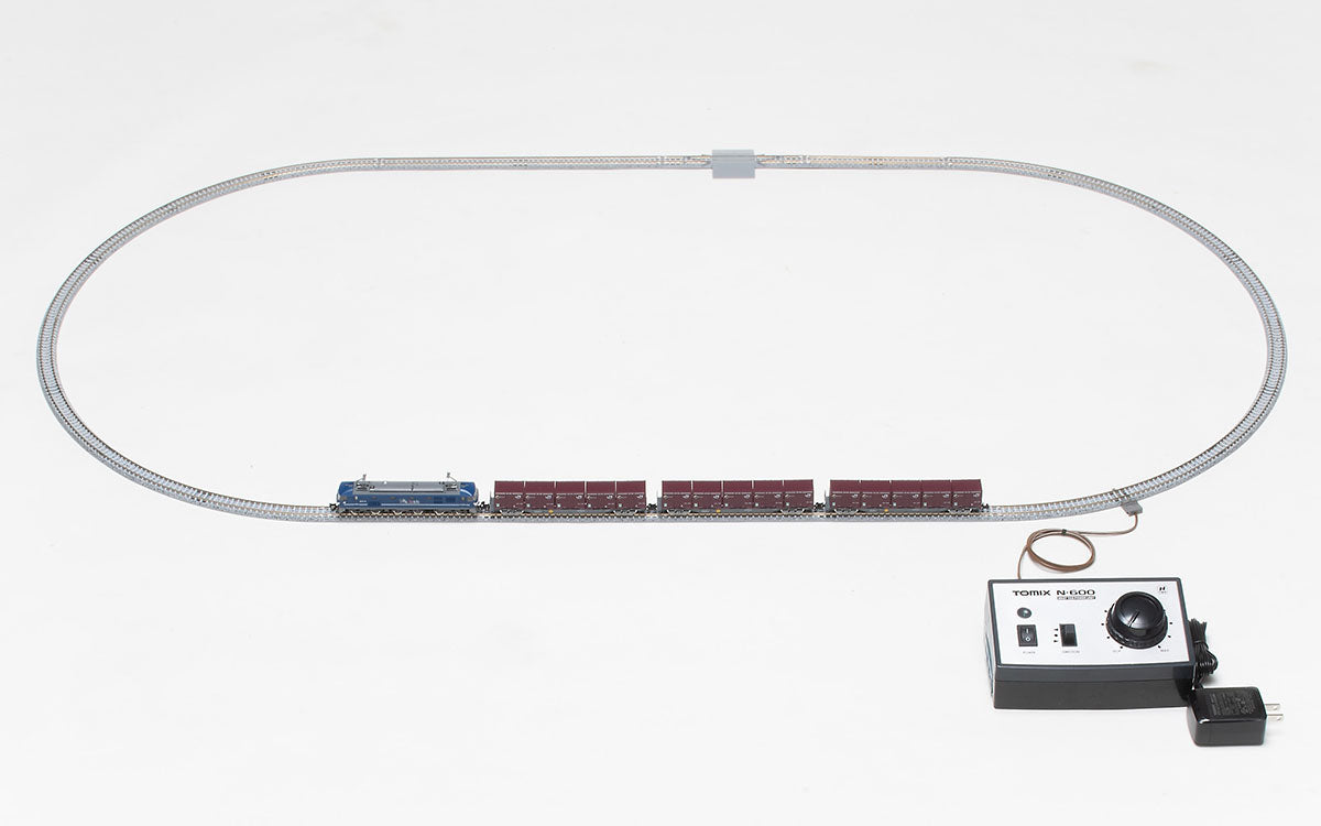 Tomix 90181 N Starter Set, SD EF210 Container Train w/ Fine Track, Power Pack (Standard DC)