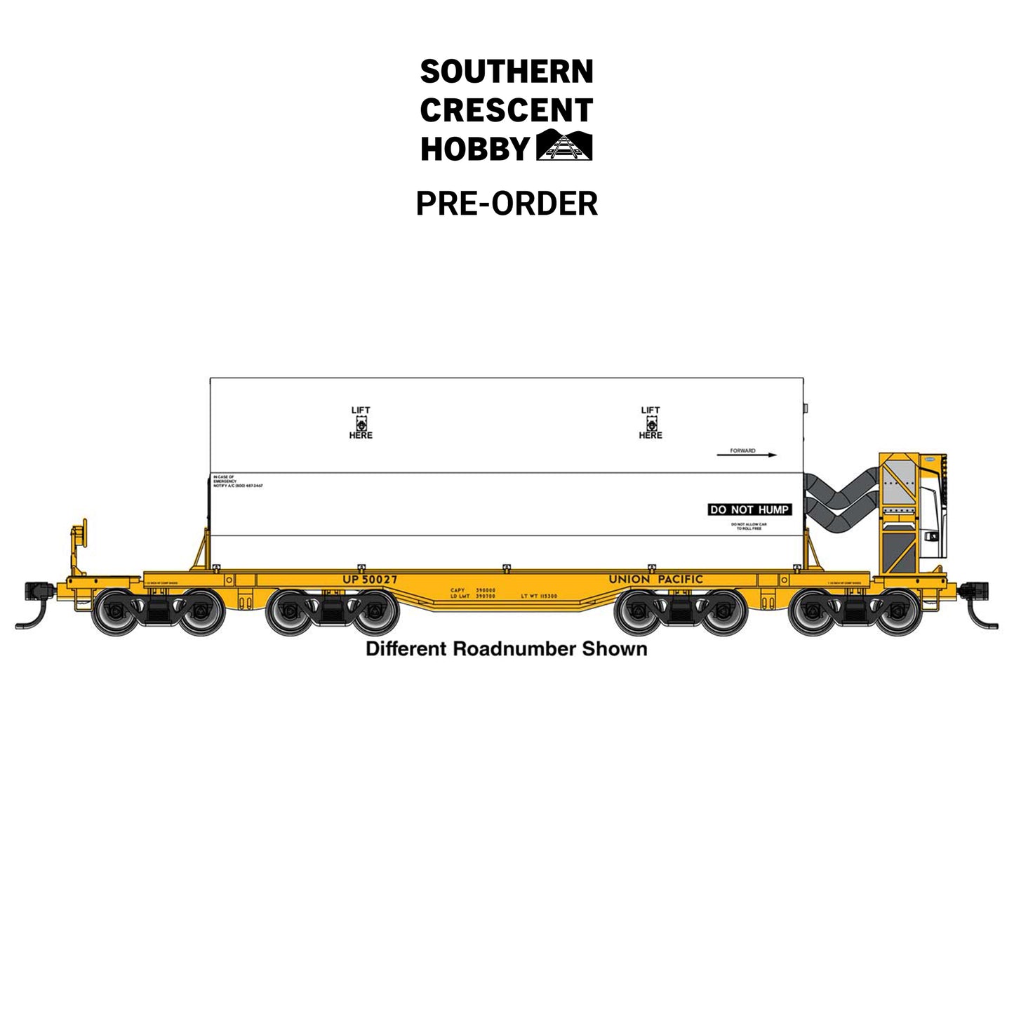 [PREORDER] Walthers Mainline 910-51002 HO 66' Rocket Train Booster Car with Refrigeration Unit, Union Pacific #50021