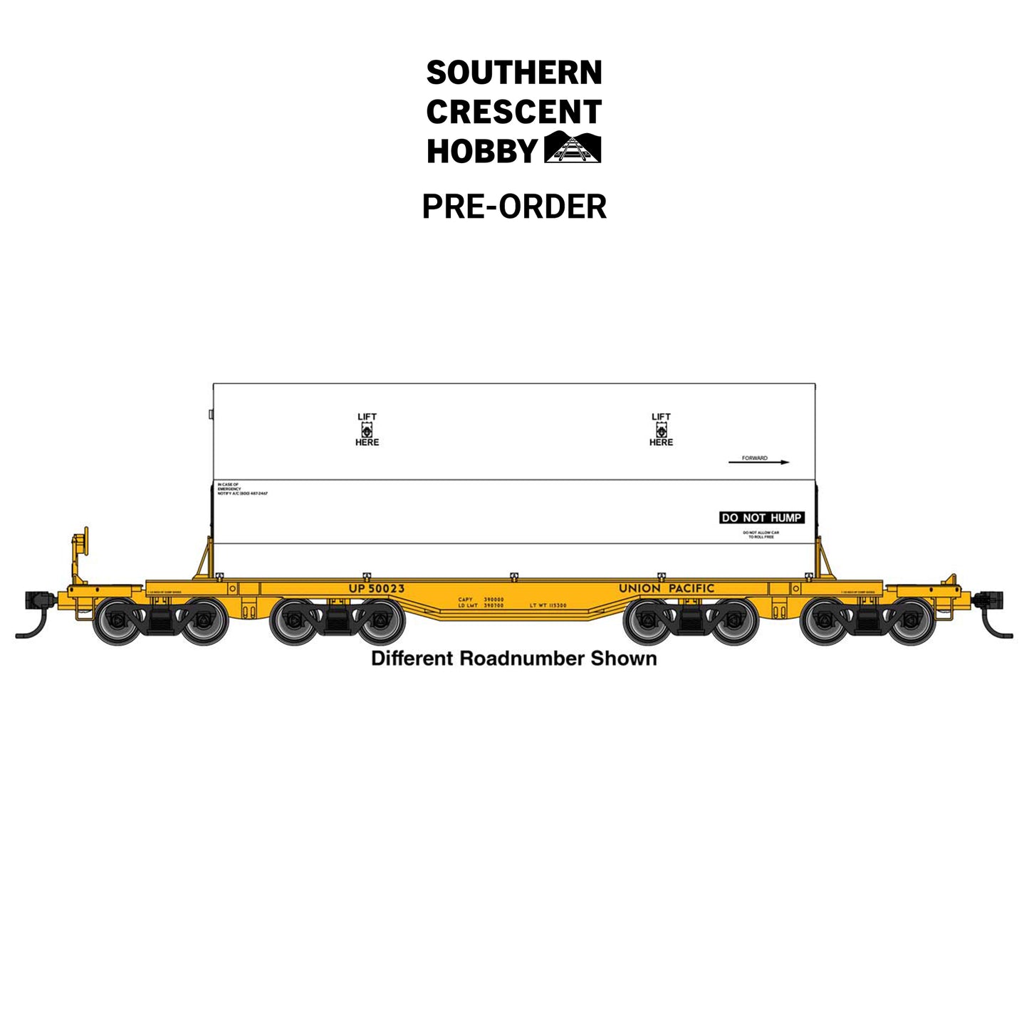 [PREORDER] Walthers Mainline 910-51004 HO 66' Rocket Train Booster Car, Union Pacific #50029