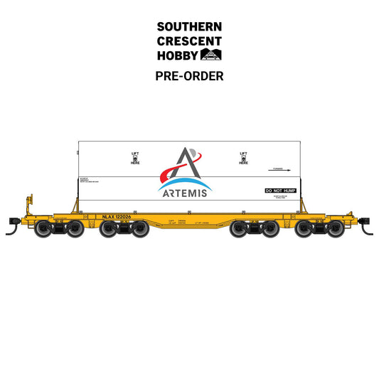 [PREORDER] Walthers Mainline 910-51011 HO 66' Rocket Train Booster Car, Artemis (NLAX) #122026