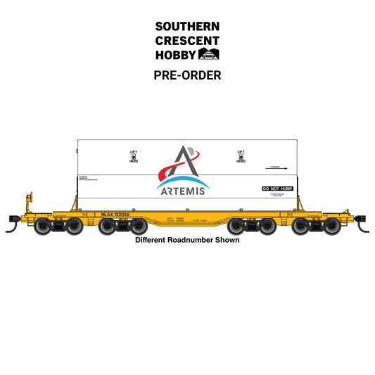 [PREORDER] Walthers Mainline 910-51012 HO 66' Rocket Train Booster Car, Artemis (NLAX) #122028