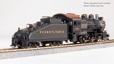Broadway Limited Imports 9175 HO BSB 0-6-0, Pennsylvania #1678 (Futura Lettering w/ 60S66A Tender) (Paragon4 DCC Sound w/ Smoke)