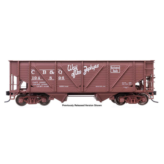 [PREORDER] WalthersProto 920-105911 34' Steel-Sheathed War Emergency Hopper, Chicago Burlington & Quincy #194632