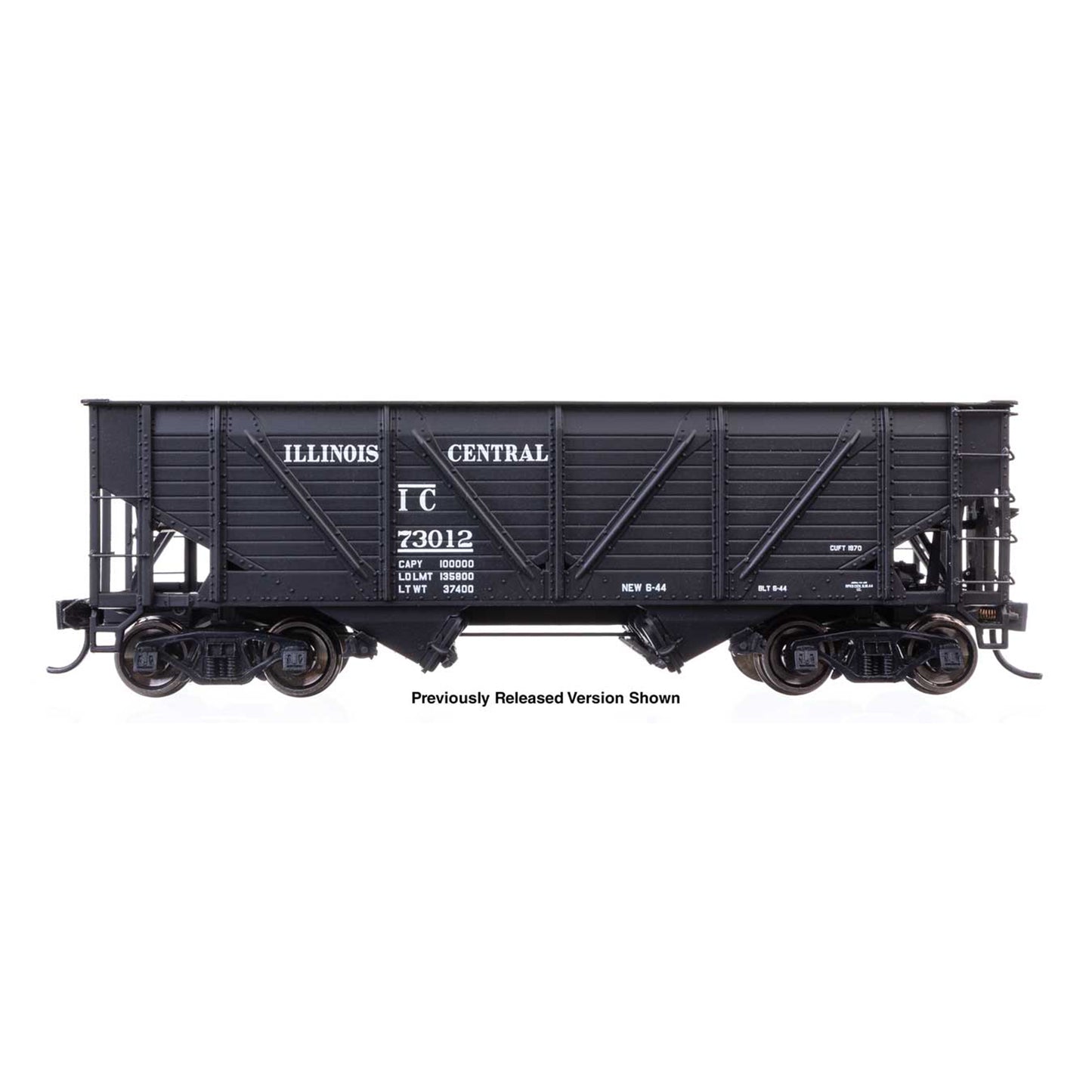 [PREORDER] WalthersProto 920-105915 34' Steel-Sheathed War Emergency Hopper, Illinois Central #73223