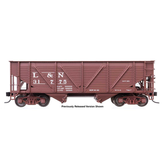 [PREORDER] WalthersProto 920-105917 34' Steel-Sheathed War Emergency Hopper, Louisville & Nashville #31675