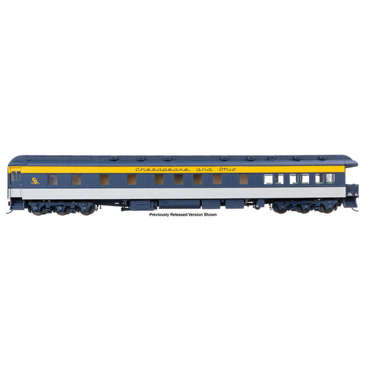 [PREORDER] WalthersProto 920-19703 82' Pullman Heavyweight 3-2 Observation Lounge, Chesapeake & Ohio "Central Plains"